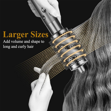 Large Round Volumizing Brush and Anti-Flight Flyaway Smoothing