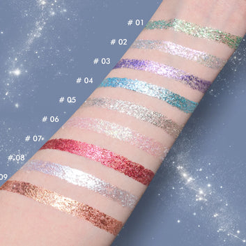 CHARMACY 3pc/set Glitter Eyeliner Liquid Waterproof