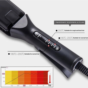 Professional Hair Curler Comb Curling Iron Wand Ceramic